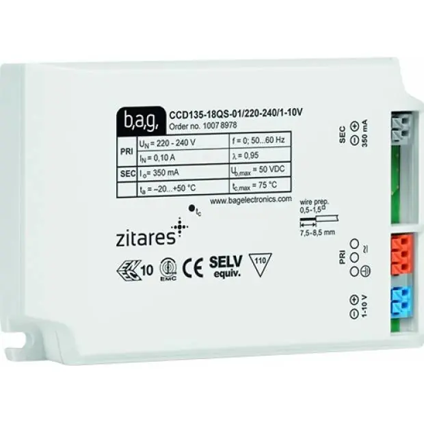 Super Cena PN02000007 BAG LED DRIVER DALI 350mA, max. 18W Panlux