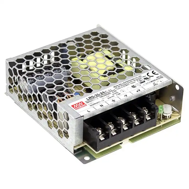 MEAN WELL ZDROJ AC/DC LRS-35-24 36W VSTUP 85-264V AC, 120-373V DC VÝSTUP 24V 0-1.5A 92643 Sleva