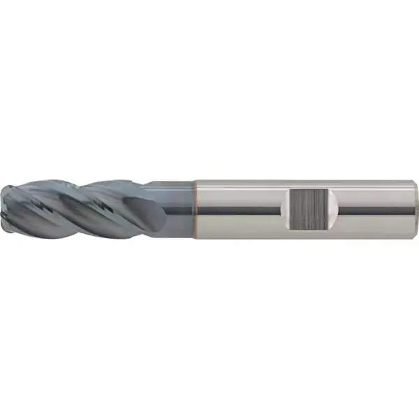 Výkonnostní fréza tvrdokov TiALN stopka HB Z4 8/R1,5mm FORMAT GT Výprodej