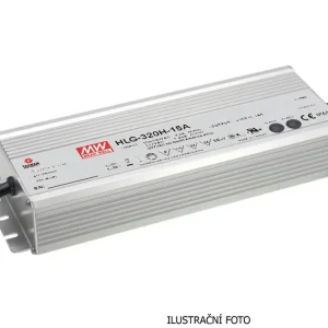 Finální Výprodej MEAN WELL ZDROJ PRO LED HLG-320H-24B 320W VSTUP 90-305V AC, 127-431V DC VÝSTUP 24V 0-13.30A 90851