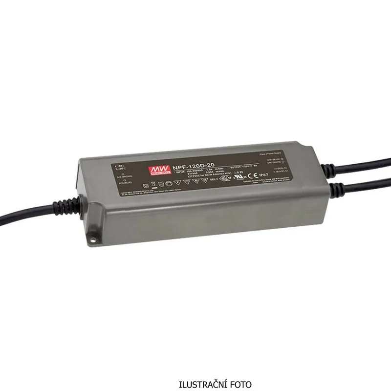 Nakupujte Hned MEAN WELL ZDROJ PRO LED NPF-120D-24 120W VSTUP 90-305V AC, 127-431V DC VÝSTUP 24V 5A 92633