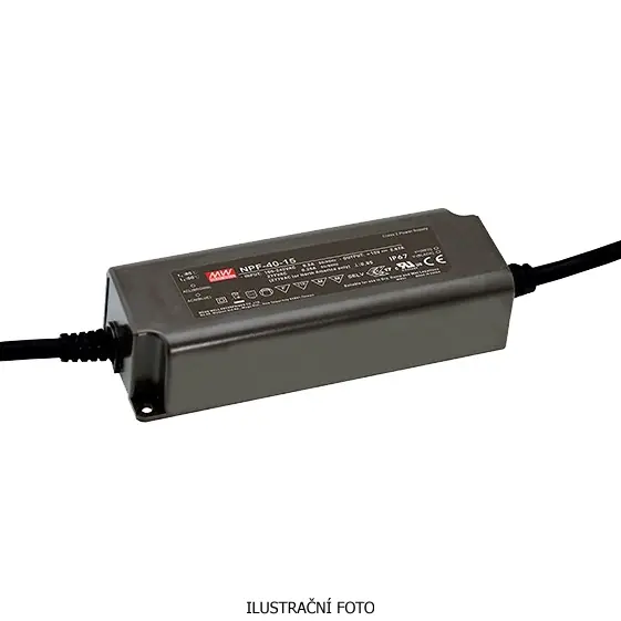 MEAN WELL ZDROJ PRO LED NPF-40-12 40W VSTUP 90-305V AC, 127-431V DC VÝSTUP 12V 0-3.34A 92560 Přímo Od Výrobce