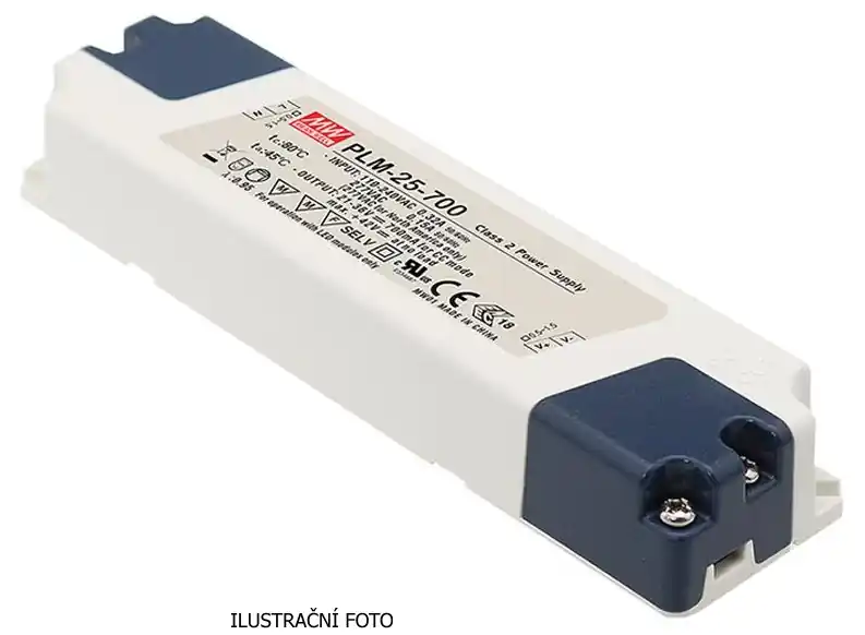 Koupit Online MEAN WELL ZDROJ PRO LED PLM-25-500 25W VSTUP 110-295V AC, 156-417V DC VÝSTUP 500MA 30-50V 91795