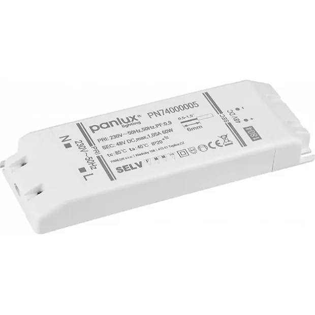 PN74000005 LED driver 50W, 48V Panlux Speciální Cena