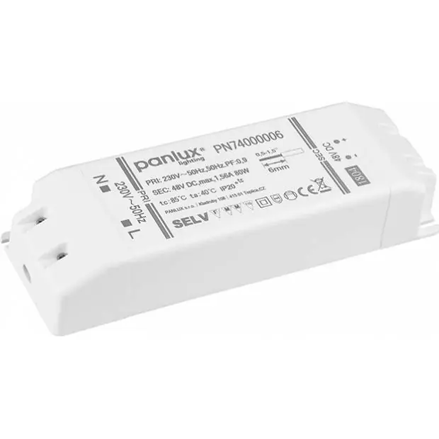 PN74000006 LED driver 75W, 48V Panlux Nejlepší Cena