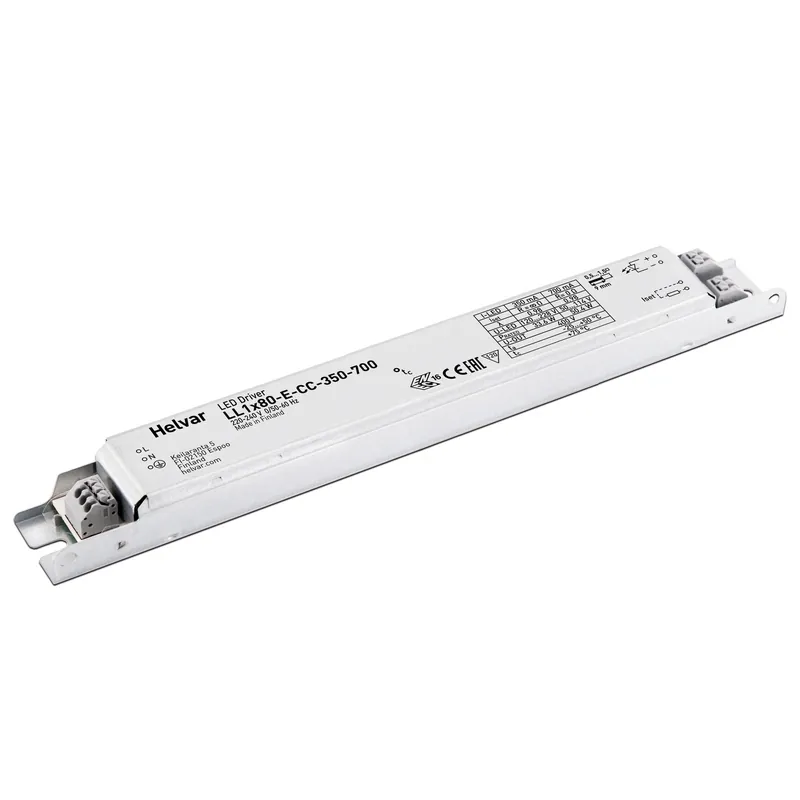 HELVAR ZDROJ LL1X80ECC350700 SPÍNANÝ PSU HELVAR 35-80W 350/700MA Zlevněný