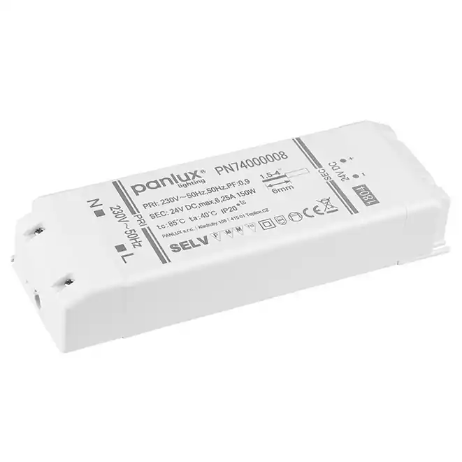 PANLUX DRIVER LED 150W 24VDC 205X35X71MM IP20 PN74000008 Top Prodej