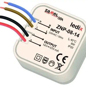 Top Prodej Napájecí zdroj pro LED ZAMEL TYP ZNP-08-14 do krabice 14VDC 8W