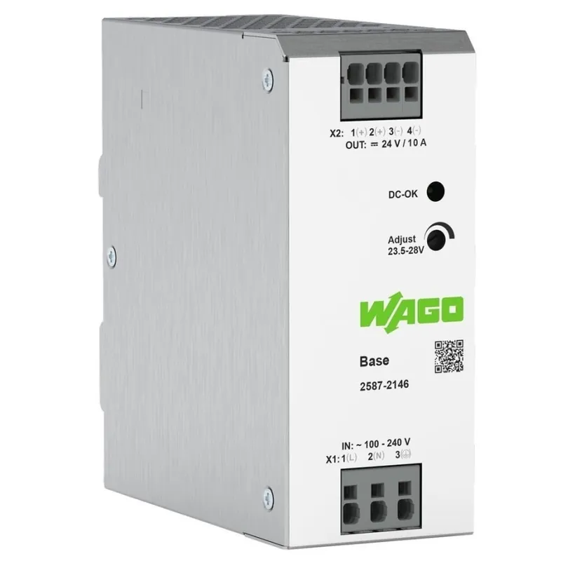 WAGO 2587-2146 ZDROJ NAPÁJECÍ BASE 1 FÁZ. 230VAC/24VDC 10A 240W DIODA Akční Cena