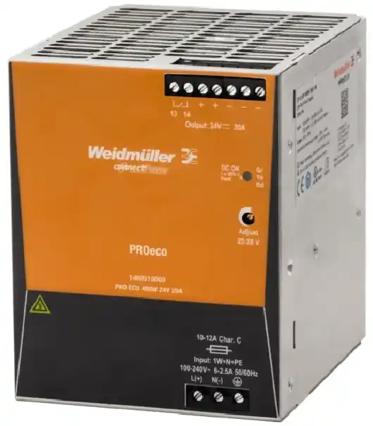 WEIDMULLER ZDROJ NAPÁJ. PRO ECO 480W 24V 20A 1469510000 Must-Have