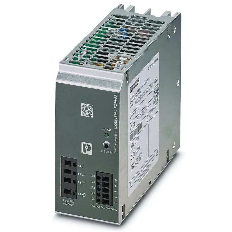 Poslední Šance PHOENIX CONTACT ZDROJ NAPÁJENÍ ESSENTIAL-PS/3AC/24DC/240W/EE 1018291