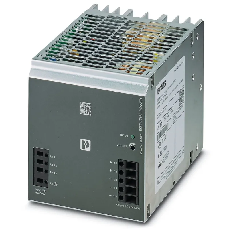 Sleva PHOENIX CONTACT ZDROJ NAPÁJENÍ ESSENTIAL-PS/3AC/24DC/480W/EE 1018299