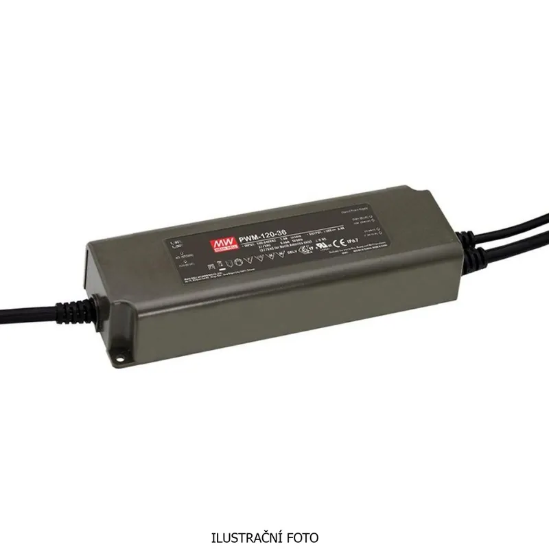 Doprava Zdarma MEAN WELL ZDROJ PRO LED PWM-120-12 120W VSTUP 90-305V AC, 127-431V DC VÝSTUP 12V 0-10A 92480