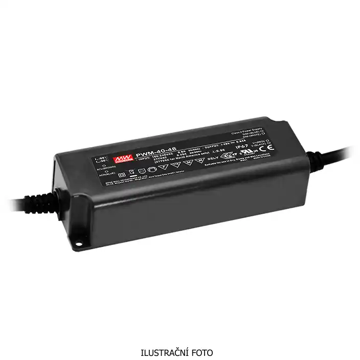 Vrácení Zdarma MEAN WELL ZDROJ PRO LED PWM-40-24 40W VSTUP 90-305V AC, 127-431V DC VÝSTUP 24V 0-1.67A 92471