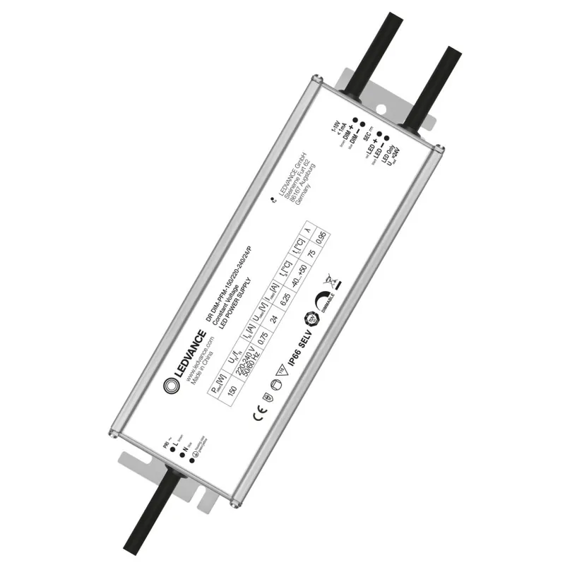 LED driver LEDVANCE DR DIM-PFM-150/220-240/24/P 24VDC 6,25A 150W 1-10V stmívatelný IP66 Akční Nabídka