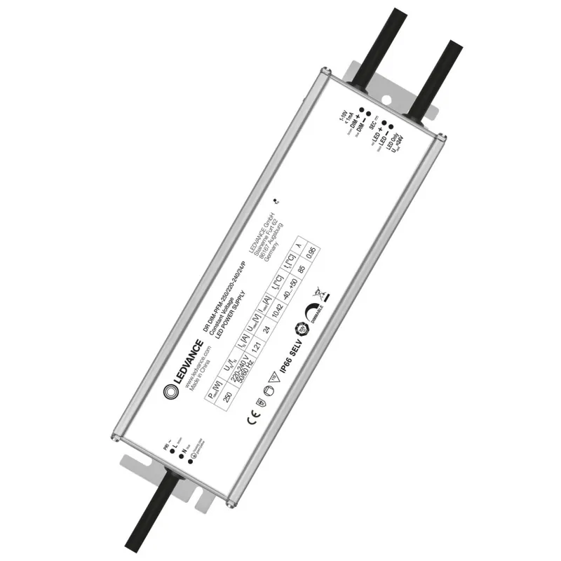 Výhodná Nabídka LED driver LEDVANCE DR DIM-PFM-250/220-240/24/P 24VDC 10,42A 250W 1-10V stmívatelný IP66