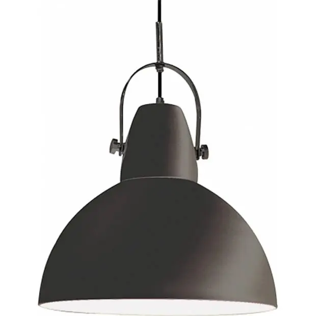 Odeslání Ihned RHOOK38M SESSAK RHOOK38M Hoop 38 2826340-4007 - Industriální závěsná lampa 60W, černá mat Nordlux