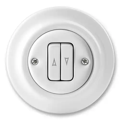 Expresní Doručení ABB DECENTO 3559K-C88345 OVLÁDAČ ŽALUZIOVÝ BÍLÁ-PORCELÁN
