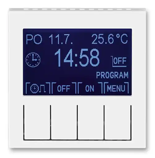 Vrácení Zdarma Hodiny spínací programovatelné (ovládací jednotka) ABB Levit 3292H-A20301 03 bílá/bílá