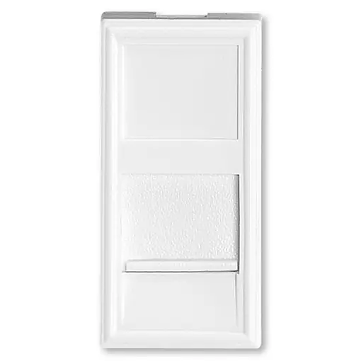 ABB PROFIL 45 136811-1 MODUL ZÁSUVKOVÝ 225X45 MM PRO 1J45 SE ZÁCLONKOU BÍLÁ Originální