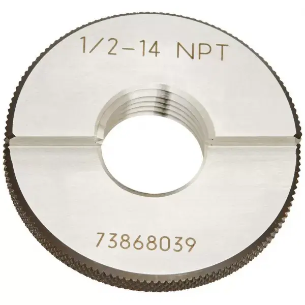 Autentický Zavitovy kalibr krouzek NPT 1/4"-18