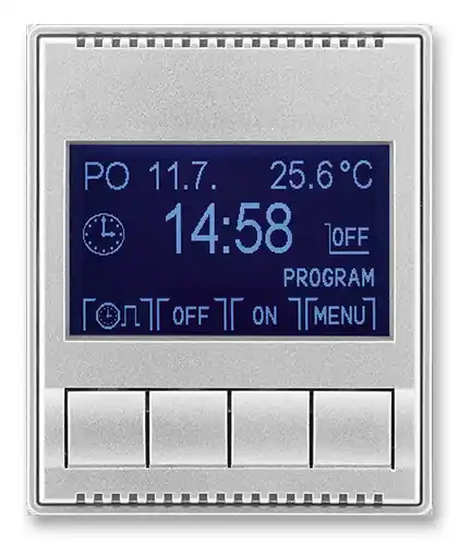 Hodiny spínací programovatelné (ovládací jednotka) ABB Time 3292E-A20301 08 titanová Kup Teď