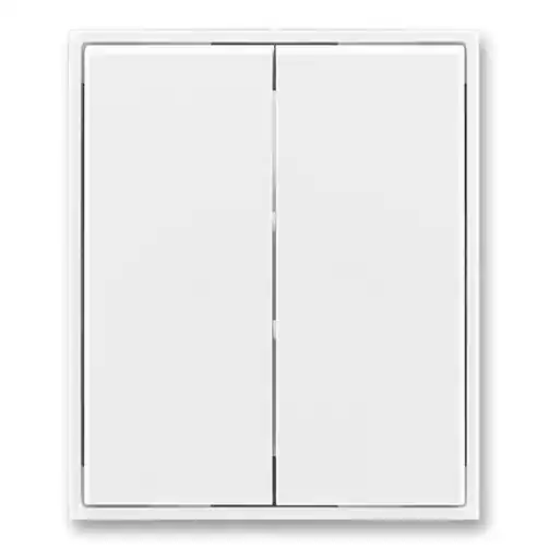 Kryt spínače dělený ABB Element Time 3558E-A00652 01 bílá/ledová bílá Sleva