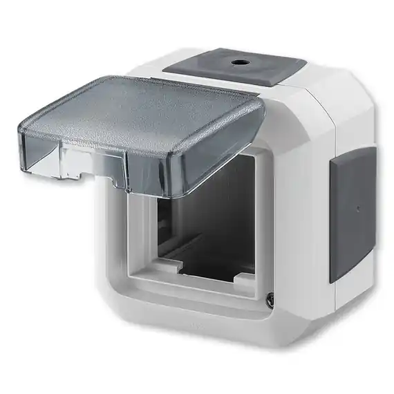 Must-Have ABB VARIANT 3903N-C06541 S KRABICE NÁSTĚNNÁ PRO PŘÍSTROJE 45X45 S VÍČKEM PRO PRŮBĚŽ. MONT. IP54 ŠEDÁ