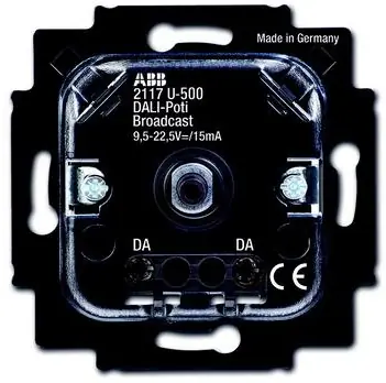 Pouze Dnes ABB 2CKA006599A2987 PŘÍSTROJ POTENCIOMETRU DALI PRO TLAČ. SPÍNÁNÍ A OTOČ. OVL.