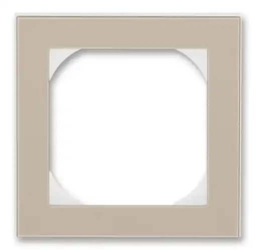 Rámeček s otvorem 55x55 ABB Levit 3901H-A05510 18 macchiato/bílá Rychlé Dodání