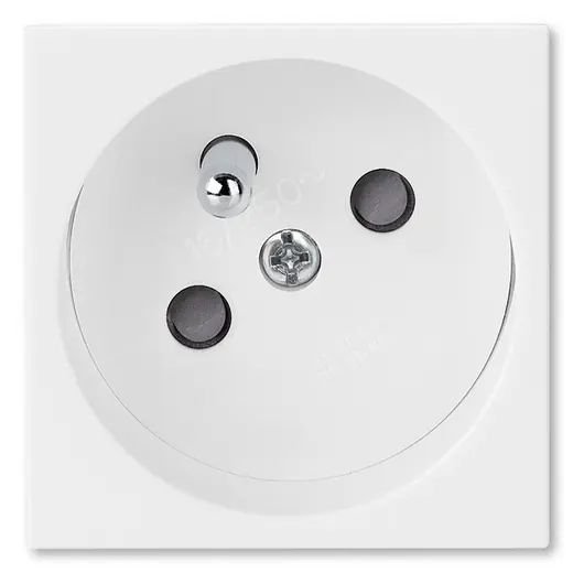 Horká Nabídka ABB PROFIL 45 5525N-C02357 B ZÁSUVKA 45X45 S OCHRANNÝM KOLÍKEM S CLONKAMI BÍLÁ (RAL 9010)