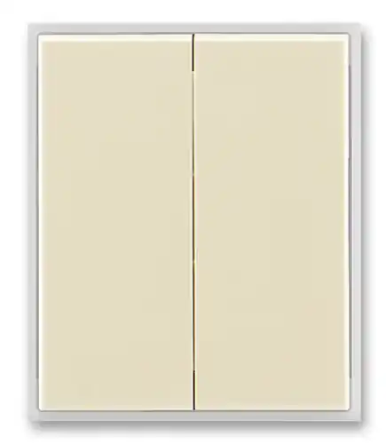 Značkový ABB ELEMENT KRYT 3558E-A00652 21 SPÍNAČE 5, SL.KOST/LED.BÍLÁ