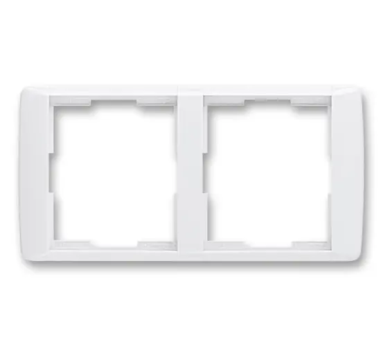Cenově Výhodný ABB ELEMENT DVOJRÁMEČEK 3901E-A00120, 03 BÍLÁ/BÍLÁ