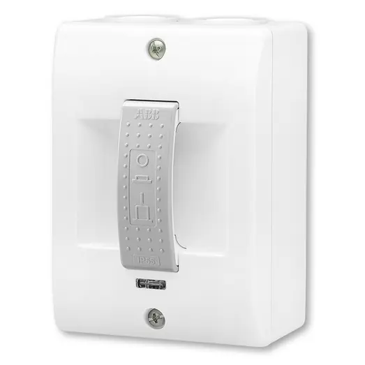 Odeslání Ihned Spínač stiskací PRESSTO, nástěnný ABB 3536N-C03251 12se signalizační doutnavkou, bílá/šedá