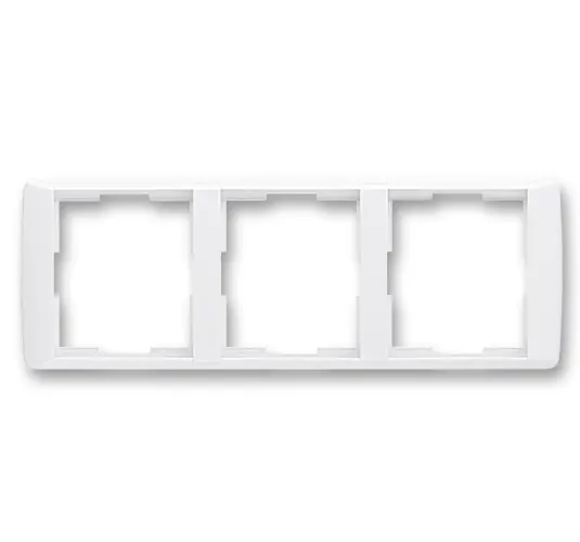 Rychlé Dodání ABB ELEMENT TROJRÁMEČEK 3901E-A00130 03, BÍLÁ/BÍLÁ
