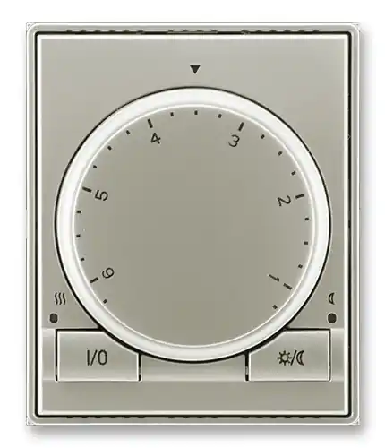 Termostat univerzální otočný (ovládací jednotka) ABB Time 3292E-A10101 32 starostříbrná Omezená Nabídka