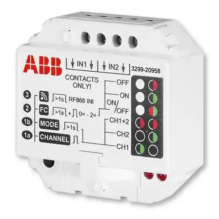 ABB RF 3299-20958 MODUL VYSÍLAČE STAVU KONTAKTŮ RF VESTAVNÝ 868 MHZ Značkový