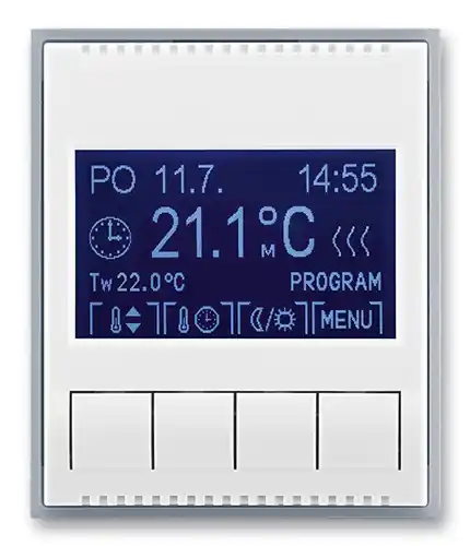 JBE S 3292E-A10301 04 TERMOSTAT DIGI,SP.HOD.TÝD. - OVLÁDACÍ JEDNOTKA, BÍLÁ/LED.ŠEDÁ Výhodná Nabídka