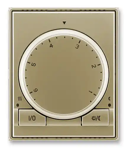 Nejprodávanější Termostat univerzální otočný (ovládací jednotka) ABB Time 3292E-A10101 33 šampaňská