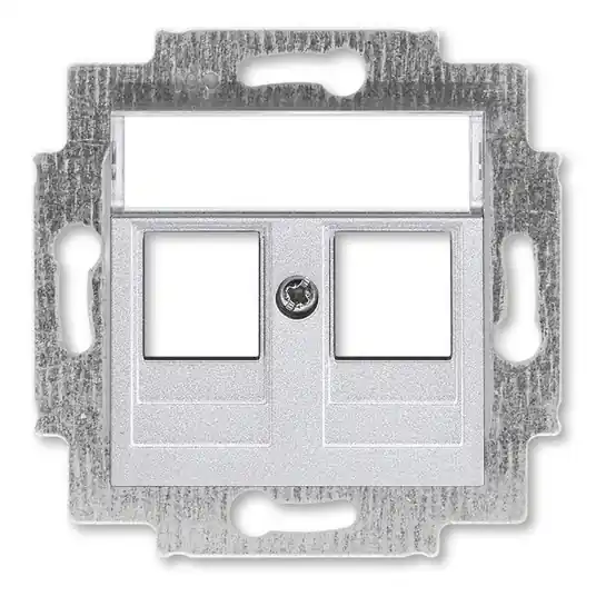 Kryt zásuvky komunikační datové ABB Levit 5014H-A01018 70 titanová/kouřová černá Aktuální