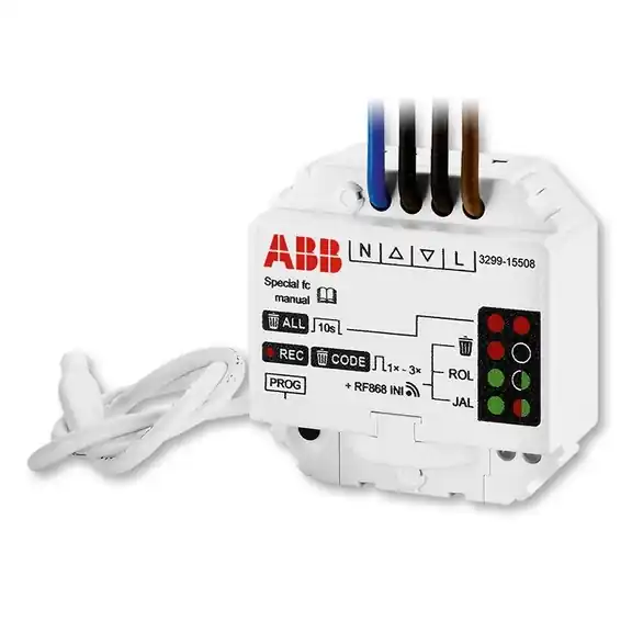 Expresní Doručení ABB RF 3299-15508 MODUL PŘIJÍMAČE RF SIGNÁLU ŽALUZIOVÝ VESTAVNÝ 868 MHZ