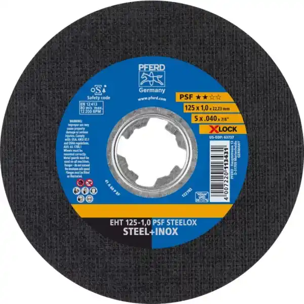 Kotouč řezný PSF X-LOCK STEELOX 115x1,6mm PFERD Hit Sezóny