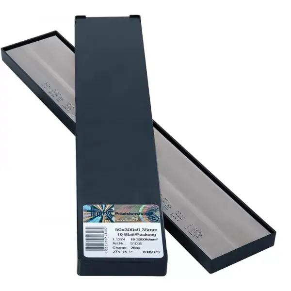 Kovové fólie v deskách 50x300x0,10mm 10Bl/P H+S Akční Cena