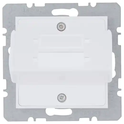 Nosná maska Hager Lumina WL2410 Duplex-SC, bílá lesk Značkový
