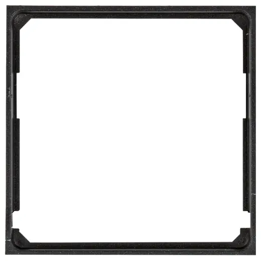 Mezirámeček pro středové desky Hager Lumina WL5313 50x50mm, černá mat Cenová Bomba