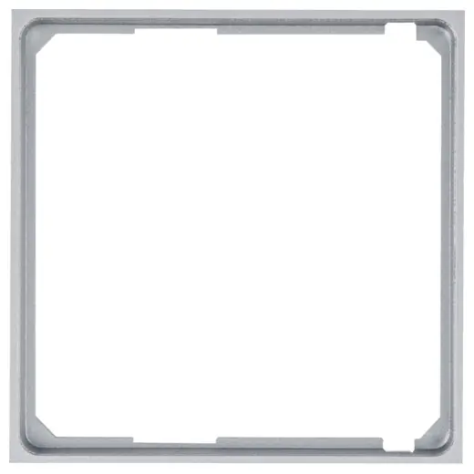 Mezirámeček pro středové desky Hager Lumina WL5312 50x50mm, stříbrná mat Koupit Online