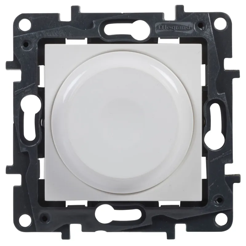 Novinka Stmívač otočný Legrand Niloé Step 863152, 300W, bílá