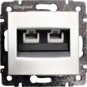 Zásuvka Legrand Valena RJ45 UTP cat5e, 774239, 2 výstupy, bílá Rychlé Dodání