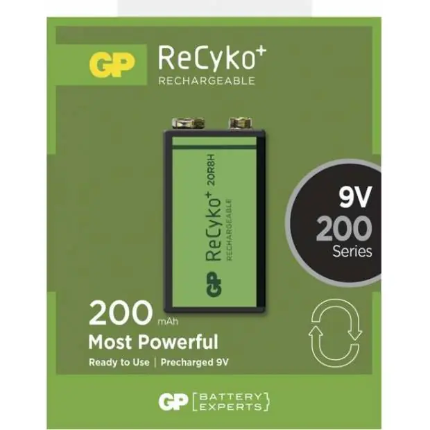 B0852 Nabíjecí baterie GP ReCyko+ 6F22 (9V), krabička GP Batteries Kup Teď