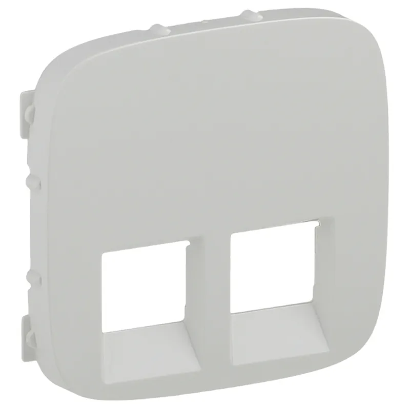 Sleva Kryt Legrand Valena Allure 2xRJ11/RJ45, 755425, bílá